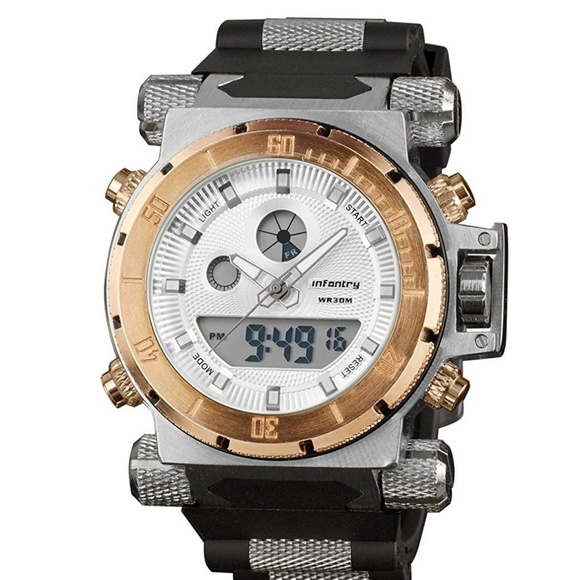 Infantry Other - Men'sTactical Military Digital Analog Sports Watch